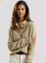 Sofia | Collared Button Cardigan